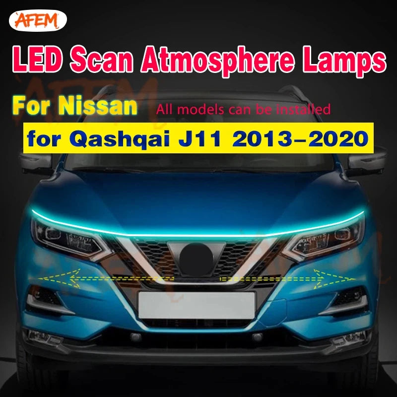 For Nissan Qashqai J11 2013-2020 Upgrade Daytime Running Scan