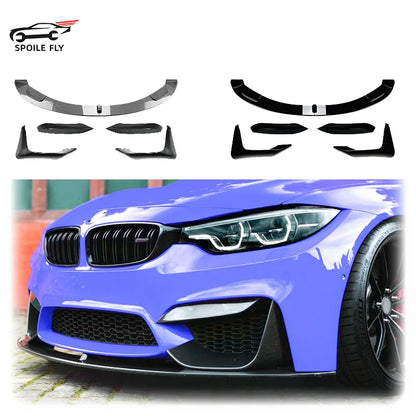 For BMW M3 M4 F80 F81 2013 2018 F82 F83 Front Bumper Lip Spoiler