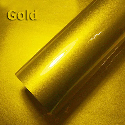 Premium 58x152cm Lot Gold Metallic Pearl Glossy Wrap Sticker