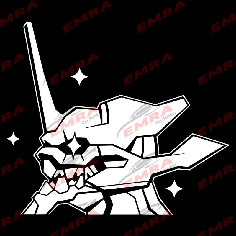 For Robot Jdm Sticker Decoration Bumper Anime Sticker Window
