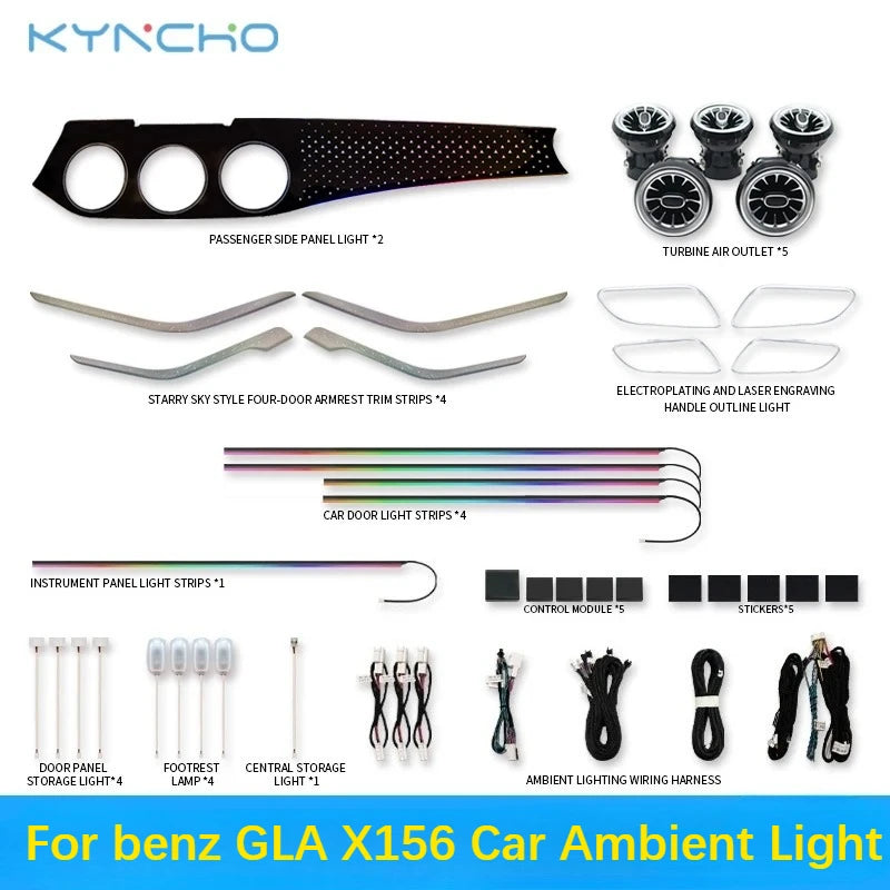 For Mercedes Benz Cla C117 Gla Suitable X156 Ambient Lighting
