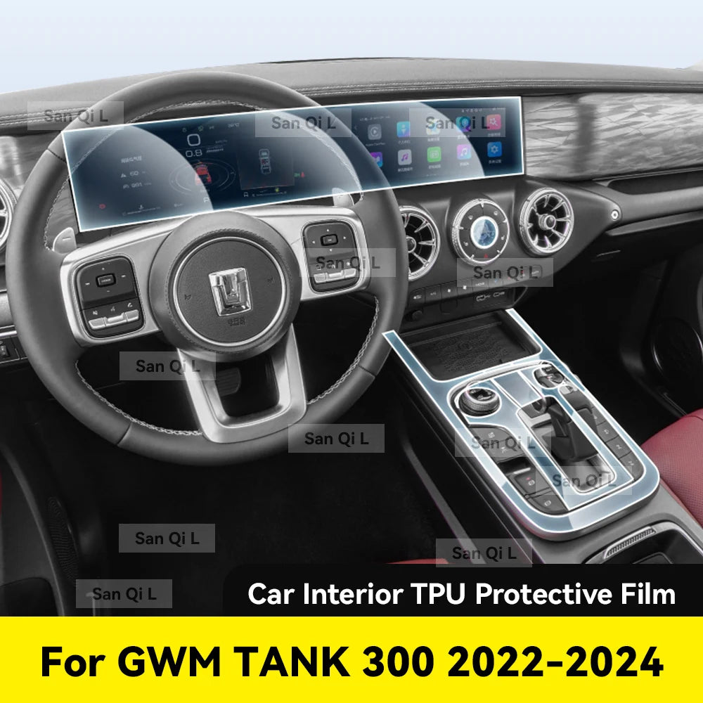 For Gwm Tank 300 2022-2024 Anti-scratch Door Center Console