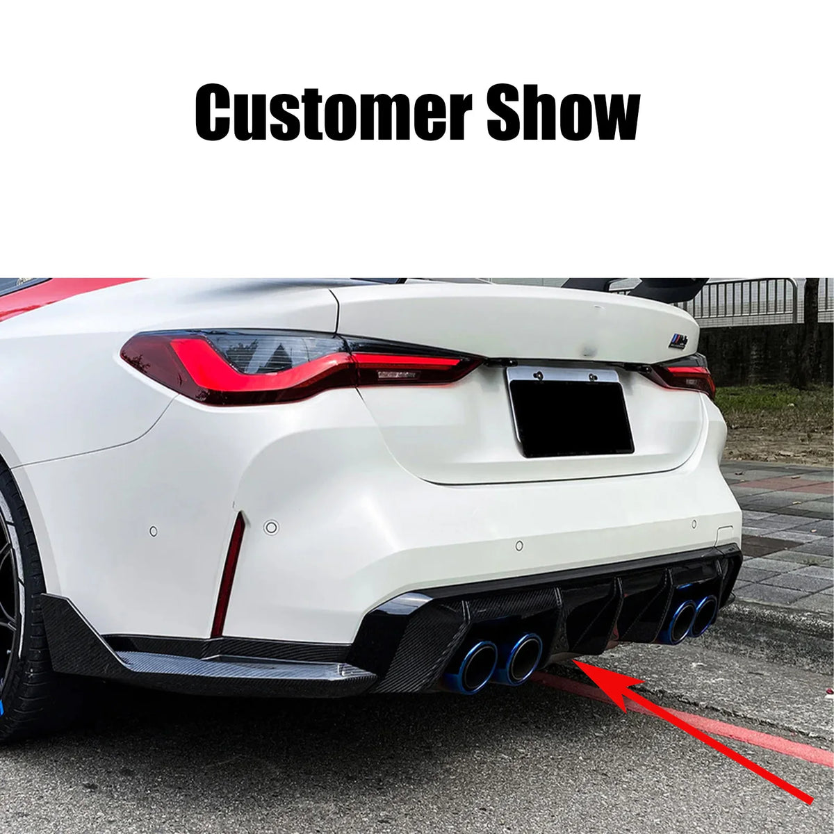 For BMW G80 G81 M3 G82 G83 M4 Modified Mp 2020-2024 Rear Bumper