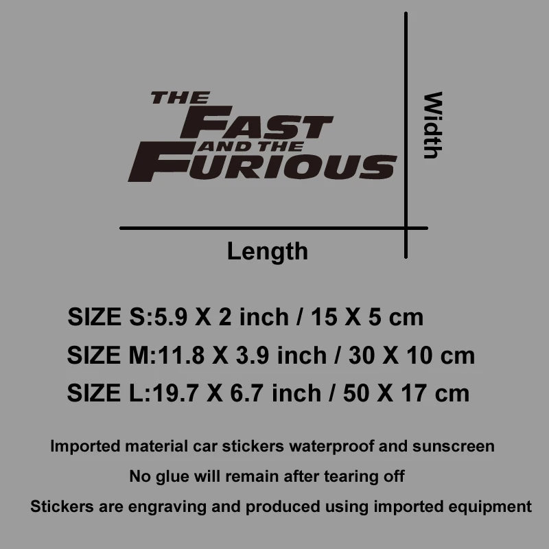 For Cartoon Fans&Lover Passion Motor Racing Decals Bumper