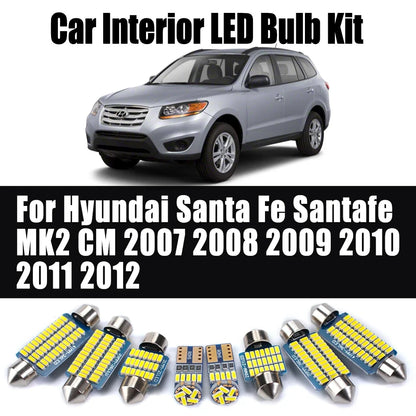 For Hyundai Santa Fe Santafe MK2 12PCS Cm 2007 2008 2009 2010