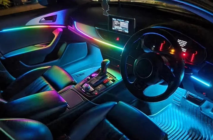 For Audi A4 A5 2017-2024 Full Interior Lighting System Easy