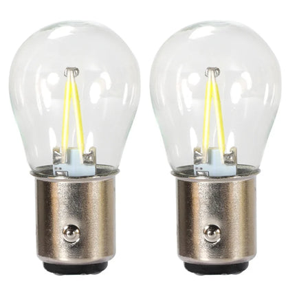 2X P21W ba15s 1156 1157 bay15d Bulb Socket Filament