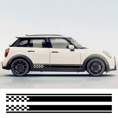 For MINI Cooper S One Jcw Side Stickers Stripes Racing Body