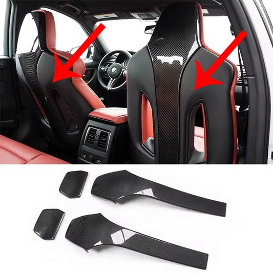 For BMW F80 M3 F82 F83 Real Dry Carbon Fiber Interior SEAT Back