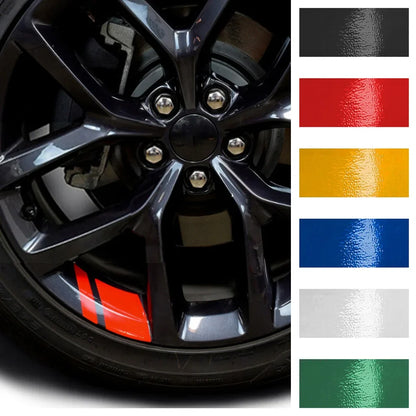 For Size 18' - 21' Decorative 6PCS Reflective Wheel Rim Vinyl