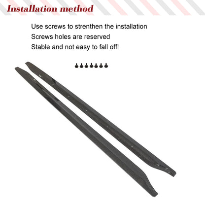 For BMW 3 Series G80 M3 Carbon Fiber Side Skirts Body Kits