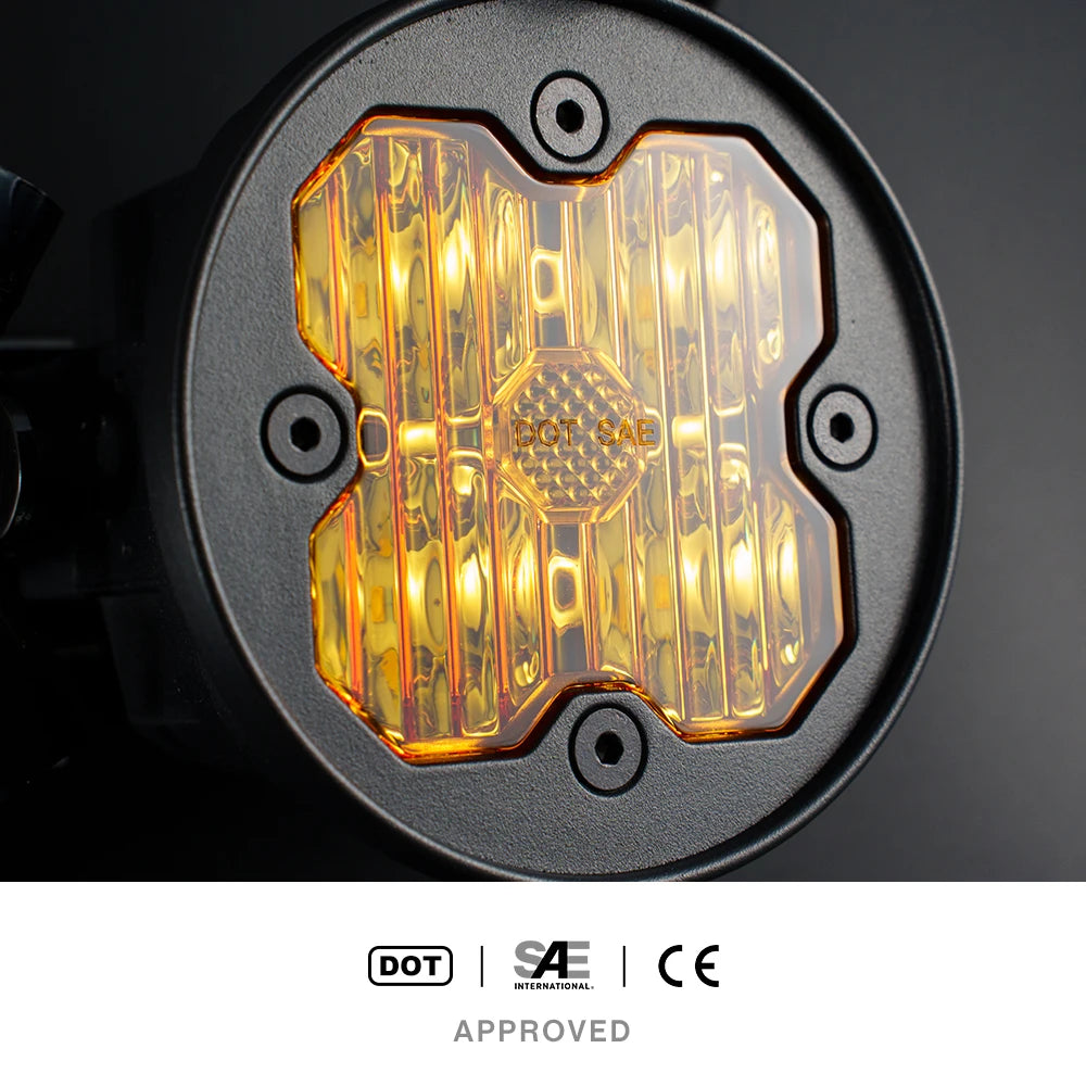 For Alfa Romeo 156 159 Spider Amber Fog Super Bright Round