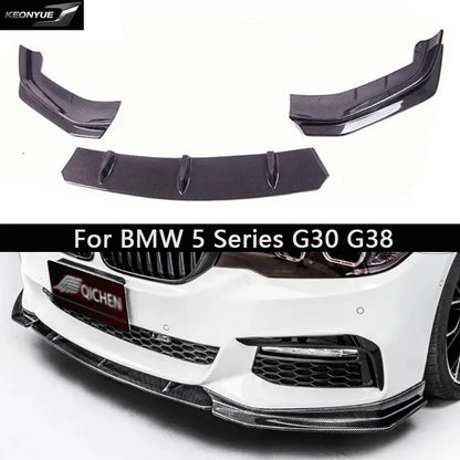 For BMW 5 Series G30 G38 530 540I Carbon Fiber Lip Front Bumper