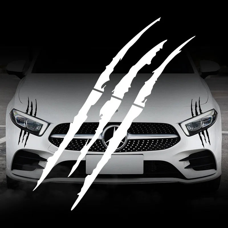 Ghost Claw Stickers Hood Vinyl Sticker Creative Modification
