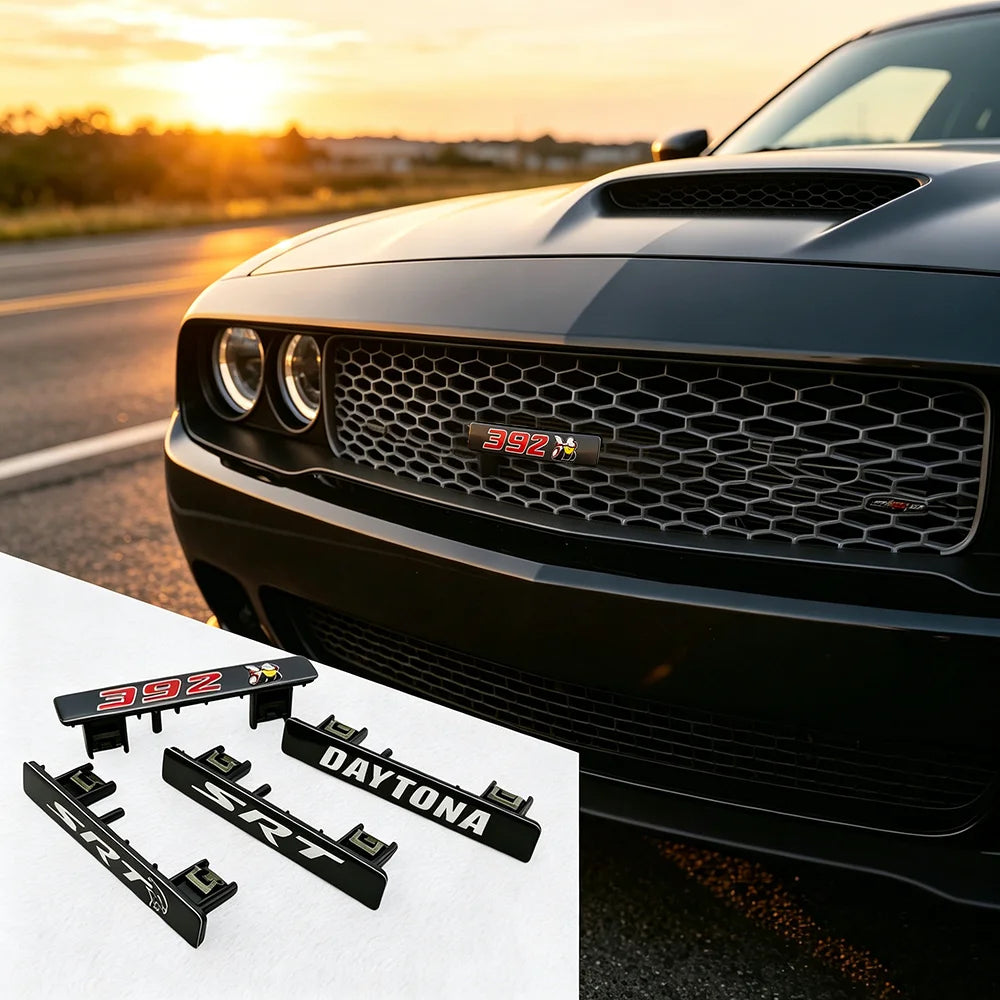 For Dodge Challenger Srt Demon 392 Clip On Front Grille Badge