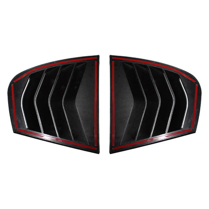 For BMW E90 Rear Window Louvers Series 320I 325I 320D 330I 335I