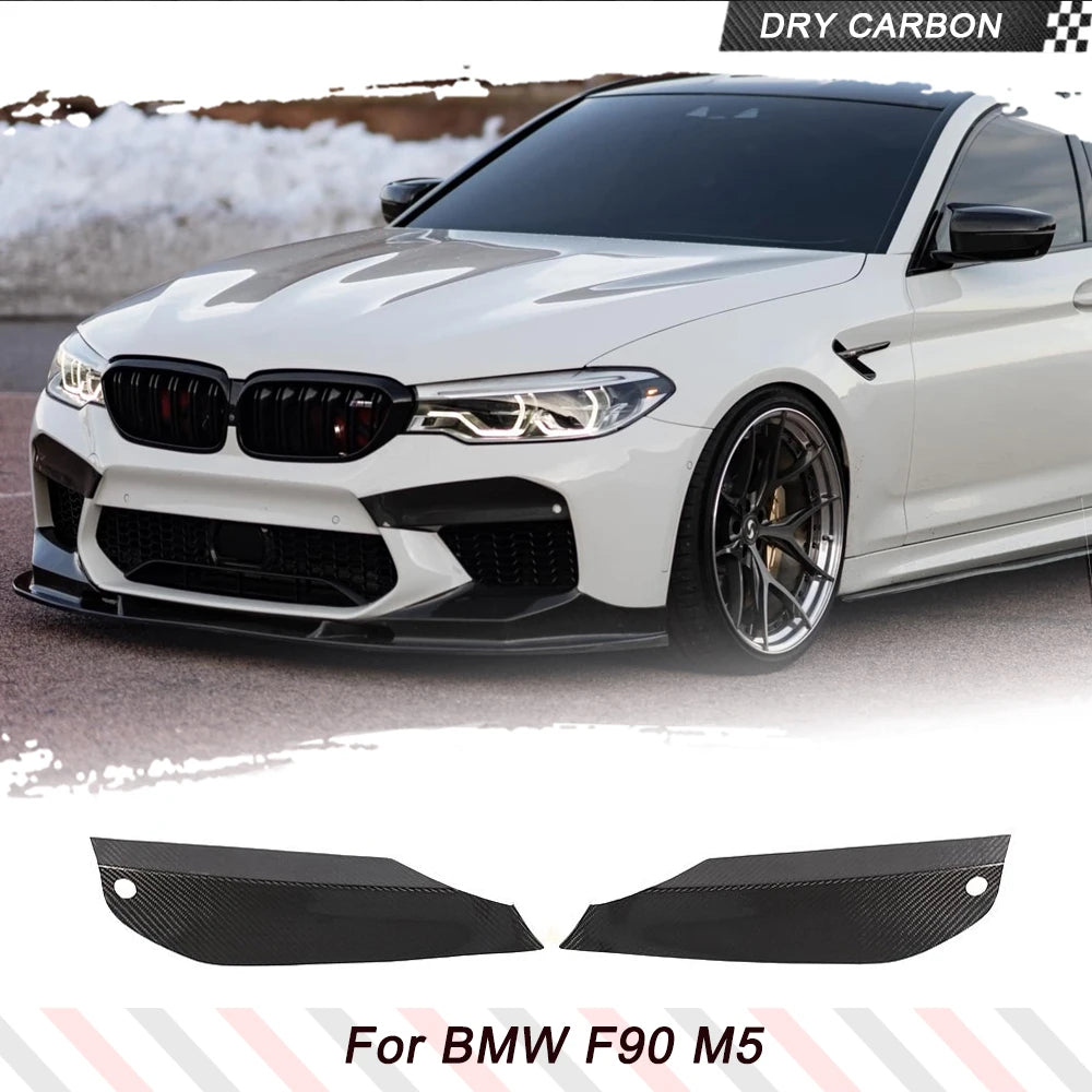 For BMW F90 M5 2018 - Prepreg Dry Carbon Front Bumper Lip