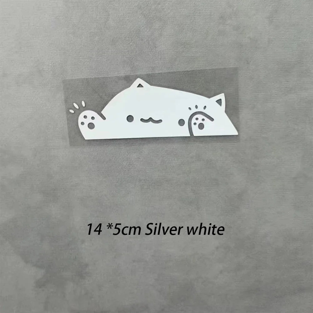 1PC Cat Sticker Window Body Bumper Trunk Decals Creative