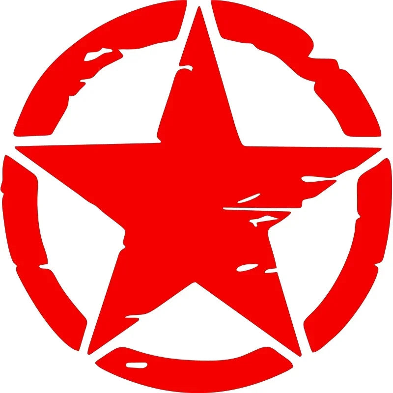 Oscar Mike Freedom Edition Army Star Sticker Motorcycle Stickers