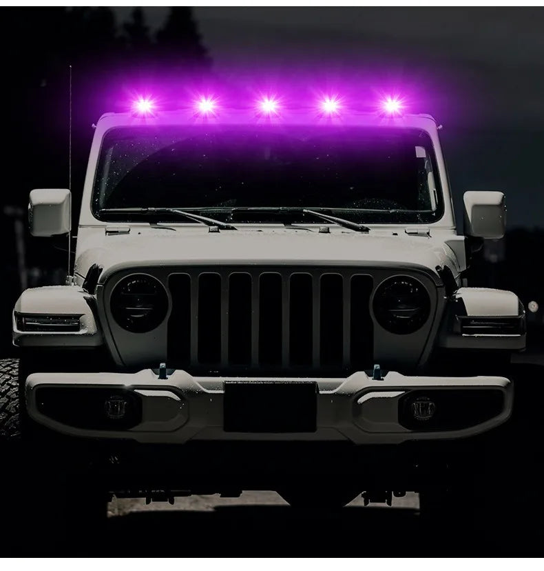 Wireless Control Solar Cab Truck Roof Beacon Strobe Emergency