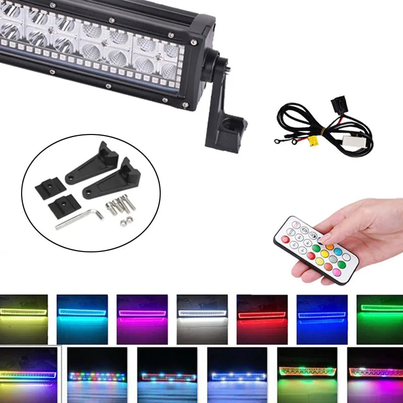 12volt 22inch RGB Chasing Bar Truck Off Road Pickup