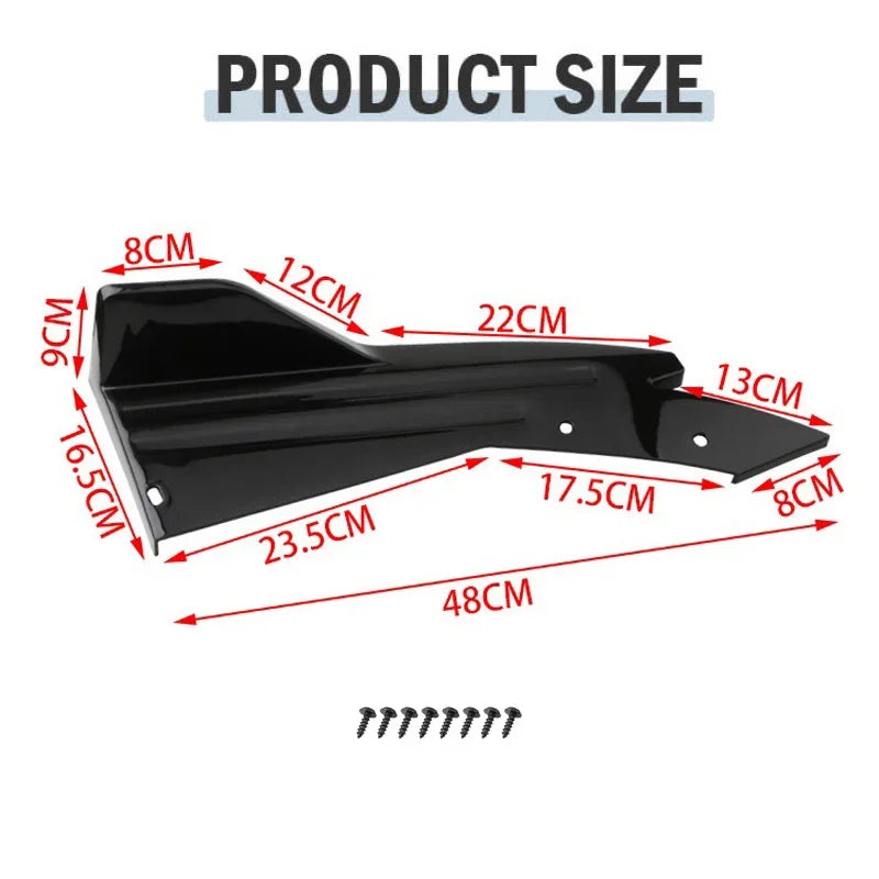 For BMW X3 F25 G01 2011-2026 Rear Bumper Spoiler Lip Diffuser