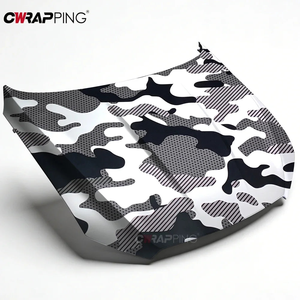 Waterproof Vinyl Wrap Full Body Pvc Polka Dot Camo