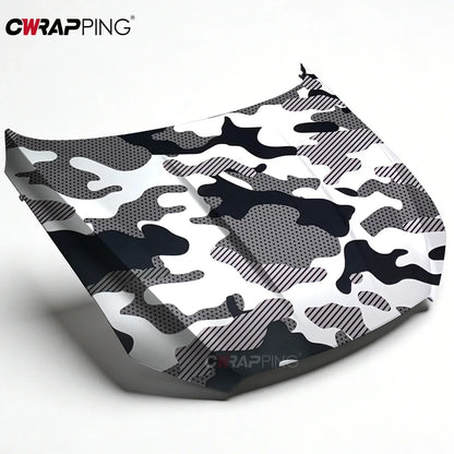 Waterproof Vinyl Wrap Full Body Pvc Polka Dot Camo