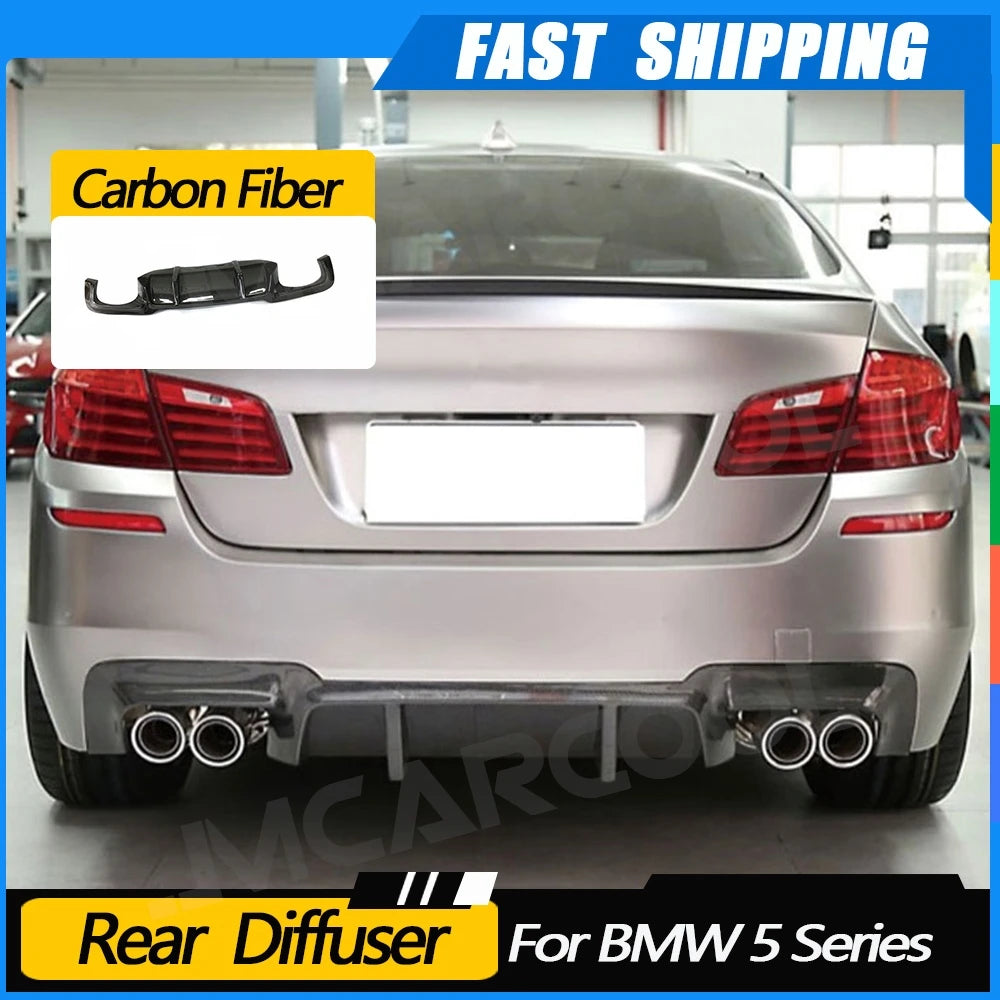 For BMW 5 Series F10 M5 Rear Bumper Lip Diffuser Accessorise M