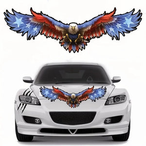 For Hood Post Body Stickers Auto A Spreading Eagle Stickers