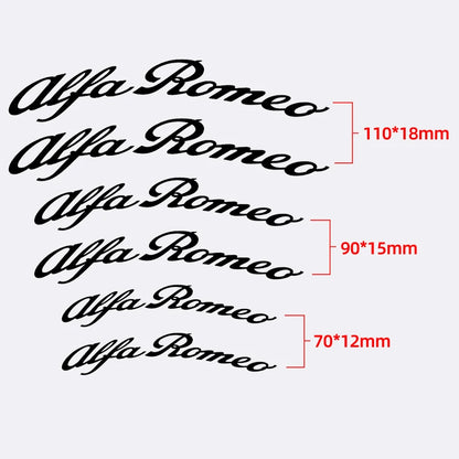 For Alfa Romeo Giulietta Gt 159 6PCS Brake Caliper Sticker Heat