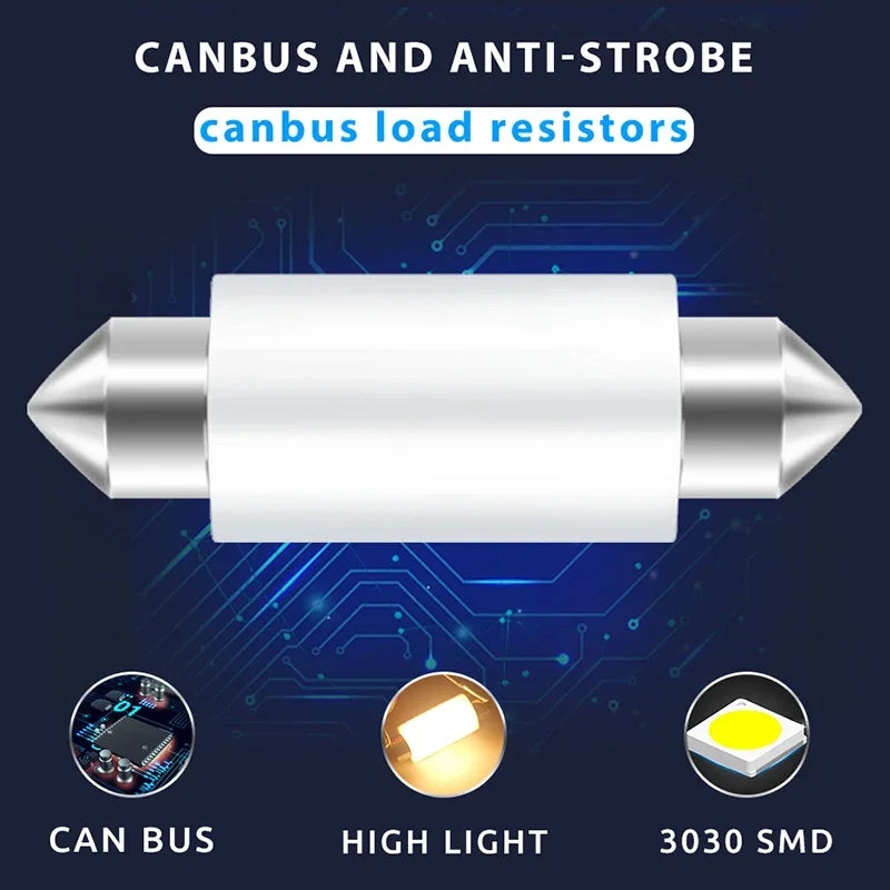 10PCS C5W C10W Festoon 41MM Interior Reading White Clearance