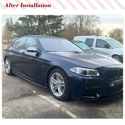 For BMW 5 Series F10 M-Sport Carbon Fiber Side Skirt Extension