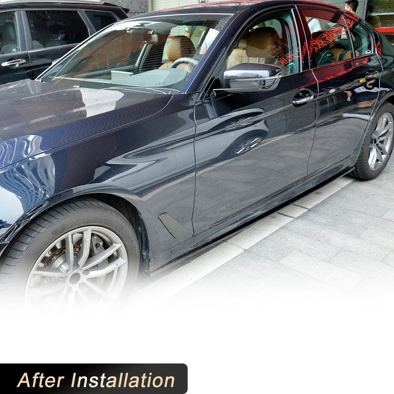 For BMW 5 Series G30 M-Sport Full Carbon Fiber Side Skirts