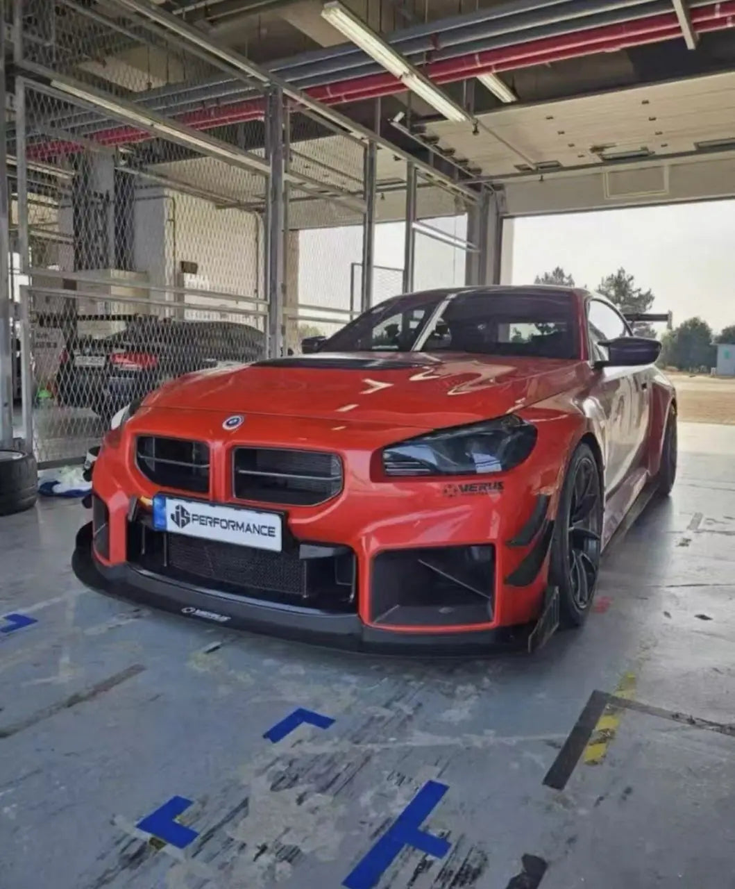 For BMW G87 M2 Coupe 2023+ Dry Carbon Fiber Tk Front Vent Side