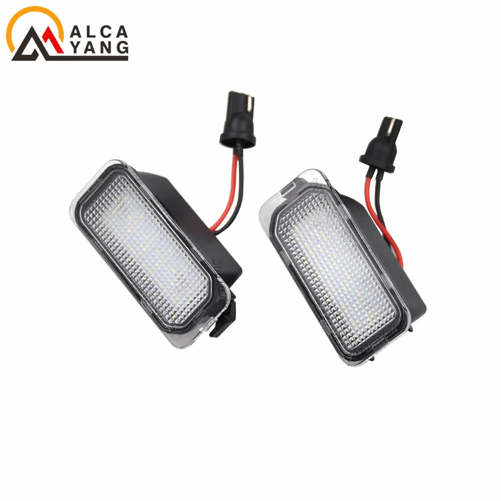 For Ford Kuga S Max Mondeo 2PCS License Plate MK4 MK5 MK2 Fiesta