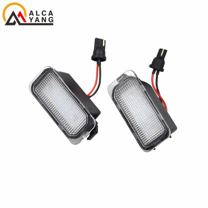 For Ford Kuga S Max Mondeo 2PCS License Plate MK4 MK5 MK2 Fiesta