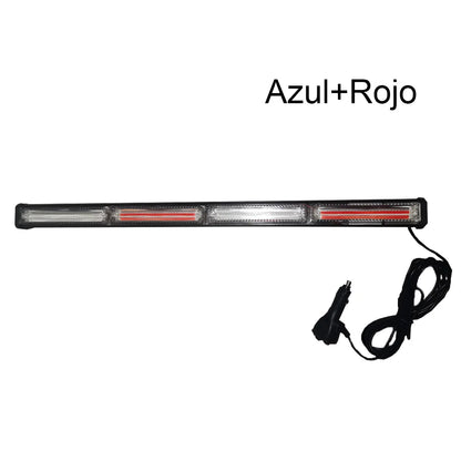 For 9-40V Flash 59CM Blue Red Color Waterproof Strobe Warning