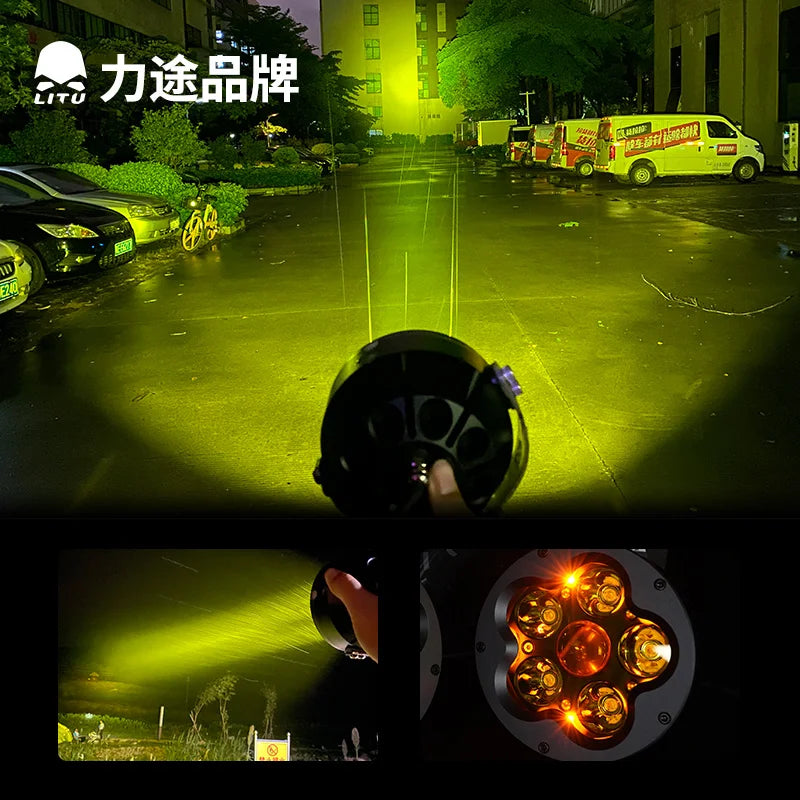 Inch 2PCS Work Pods Spot Beam Driving Drl 120W