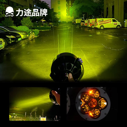 Inch 2PCS Work Pods Spot Beam Driving Drl 120W