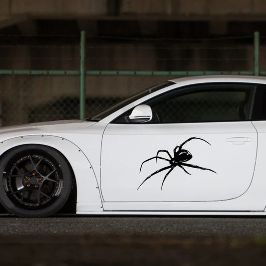 Graphics Spider Sticker Body Side Windshield Bumper Decor Decal