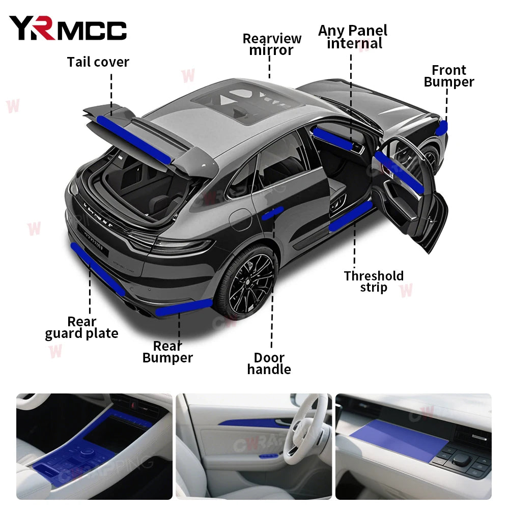 Pet Forged Carbon Wrap Vinyl Rainbow Laser Body Covering