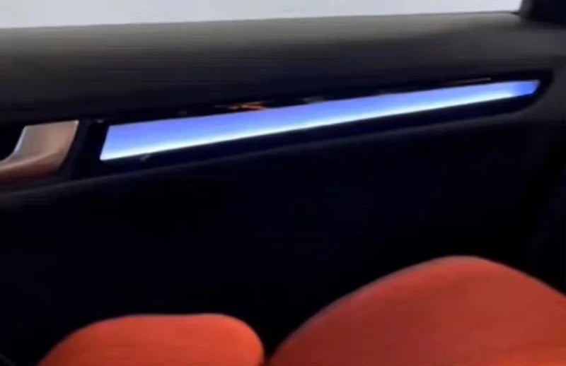For Audi A4 B8 Q5 2009-2017 Piano Black Ambient Decorate