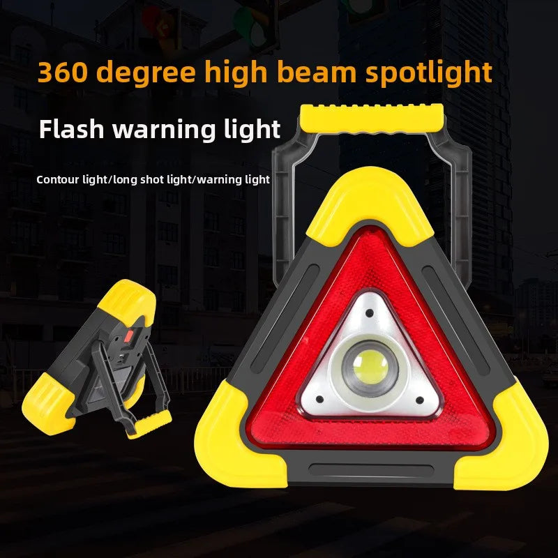 In Solar Tripod Warning Sign Triangle Emergency Tool Kit