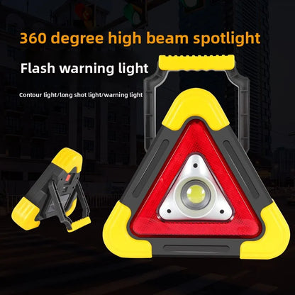 In Solar Tripod Warning Sign Triangle Emergency Tool Kit