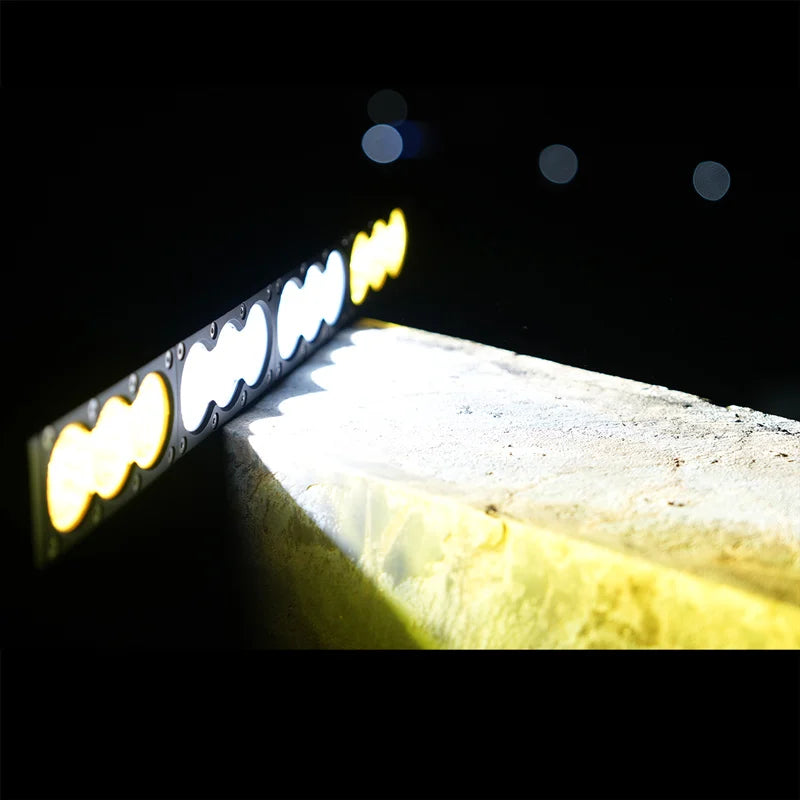 Combo Beam Yellow White dual-light Bar Off Road Pickup