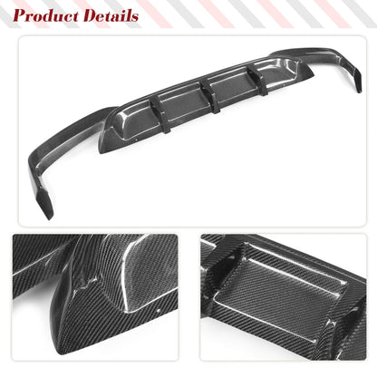 For BMW F06 F12 F13 M6 Carbon Fiber Frp Rear Bumper Diffuser