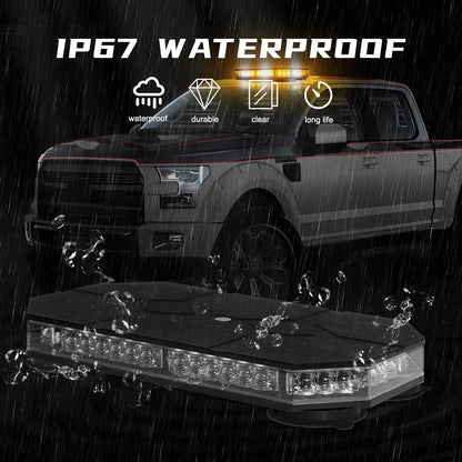 12V 24V Roof Strobe Warning Safety Magnetic Mount Smart