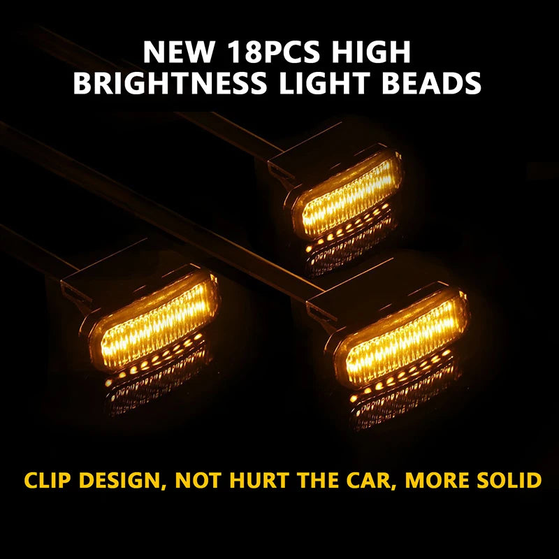 For Toyota Hilux Revo Center Grille Small Amber Single Color