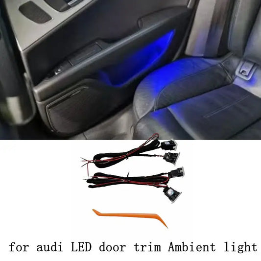For Audi A7 A6L A4L A5 Interior Door Trim Atmosphere Storage Box